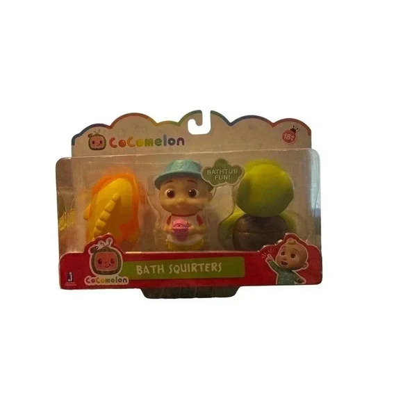 CoComelon Bathtub Fun JJ Fish Turtle 18+ Months 3 Pack Bath Squirters Toys - Picture 1 of 2